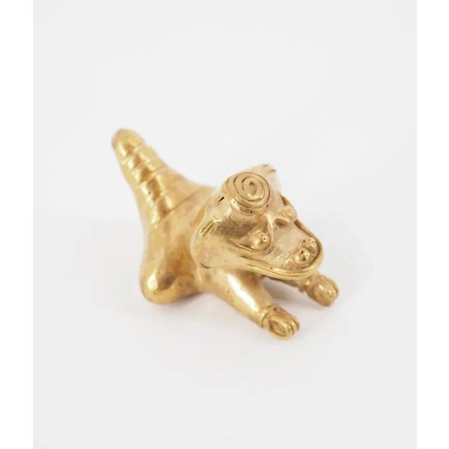 Colombian Taïrona Tumbaga Statuette of Laughing Monkey For Sale - Image 6 of 6