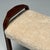 Beige Italian Mid-Century Modern, Footstools, Beige Shearling, Mahogany, Italy, 1950s For Sale - Image 8 of 8