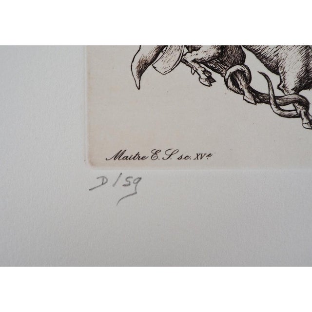 Cécile Reims, The War Between the Past and the Present, 20th Century, Etching For Sale - Image 6 of 10