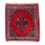 1970s, Rare Square Vintage Persian Hamadan Rug 3' X 2' For Sale