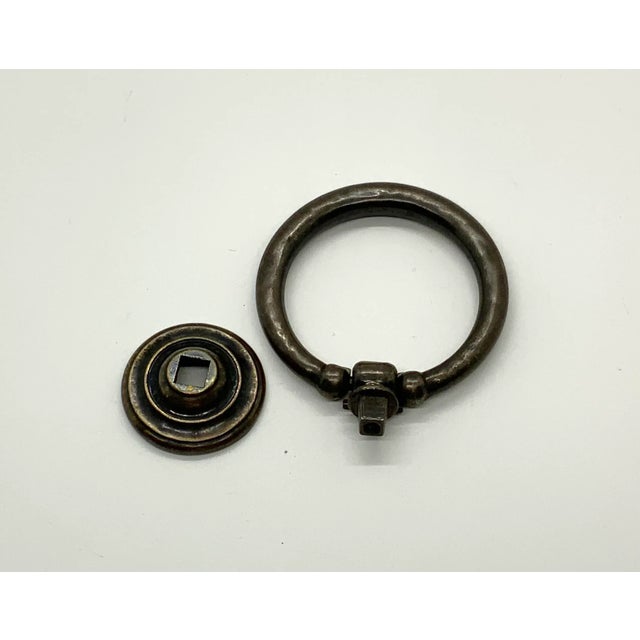 2010s Henredon Cabinet Pull in Hammered Bronze Finish For Sale - Image 5 of 6