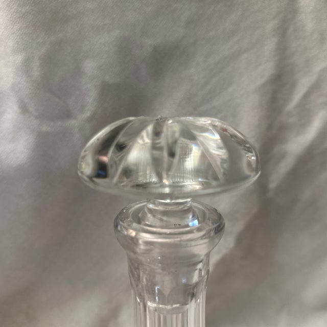 This is a beautiful mid-century crystal cut ships decanter. It has a brilliant cut finish dating back to circa 1960. It...