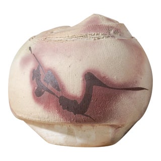 Paul Soldner Abstract Expressionist Sculptural Ceramic Vessel For Sale