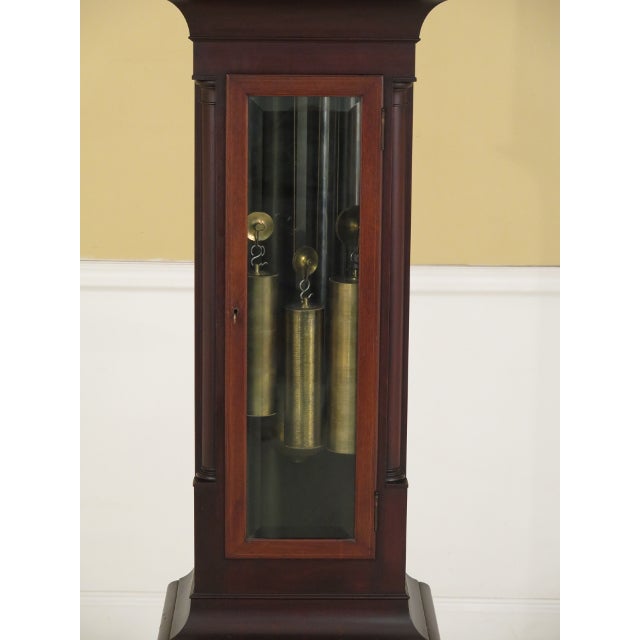 Elliott of London Antique Mahogany 5 Tube Grandfather Clock Chairish