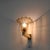 Murano Glass and Brass Flower Sconces by Barovier, Italy, 1940s, Set of 2 For Sale - Image 4 of 16
