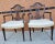 Wood Pair of George III Style Mahogany Shield-Back and Upholstered Arm Chairs For Sale - Image 7 of 11