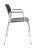 Contemporary Dietiker Felber C14 Metal Dining Chair With Arms - Set of 4 For Sale - Image 3 of 6