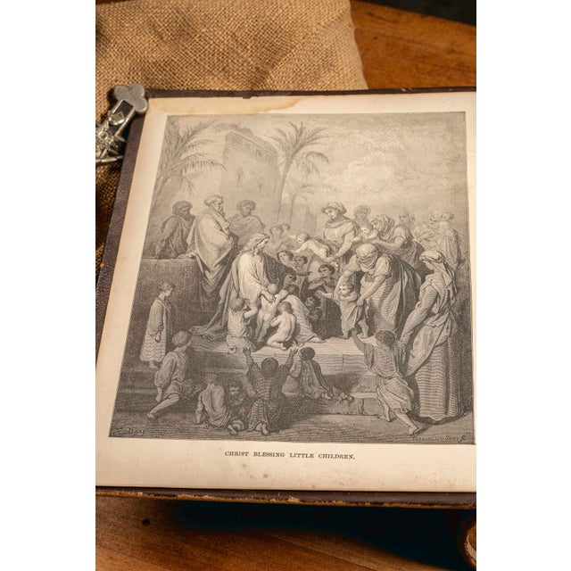 Circa 1870 Victorian Illustrated Ellwood Family Bible With Provenance For Sale - Image 15 of 15