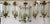 Art Deco Wall Lamps and Chandelier with 12 Lamps, 1970s, Set of 5 For Sale - Image 17 of 18