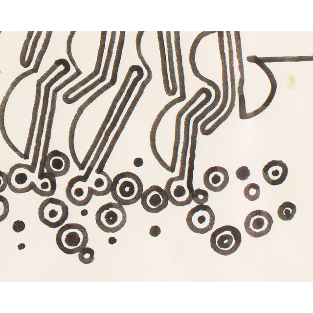 Abstract Ink Drawing by William Itter For Sale In Indianapolis - Image 6 of 8