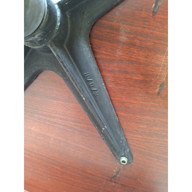 Brown Lounge Chair in Grey Fabric by Charles & Ray Eames for ICF De Padova, 1960s For Sale - Image 8 of 18