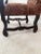 Wood Vintage French Louis XIV Style Throne Carved Open Armchairs Upholstered Seat and Back Excellent Condition For Sale - Image 7 of 17
