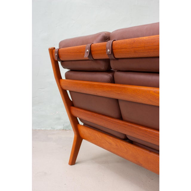 Mid-Century Modern Vintage Danish Teak Sofa by Juul Kristensen, 1960s For Sale - Image 3 of 18
