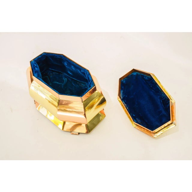 Metal Art Deco Jewelry Box, Vienna, 1920s For Sale - Image 7 of 9