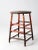 Farmhouse Vintage Rustic Painted Farmhouse Stool For Sale - Image 3 of 10