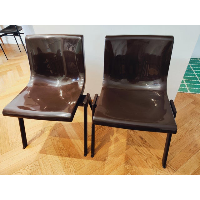 Ettore Sottsass Set of Synthesis Dining Chairs by Ettore Sottsass for Olivetti, 1970s For Sale - Image 4 of 4
