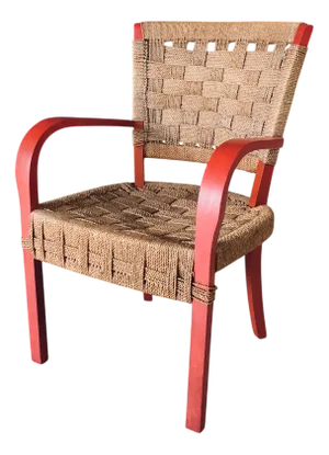 Vintage Mediterranean Rope Armchair, France, 1930s