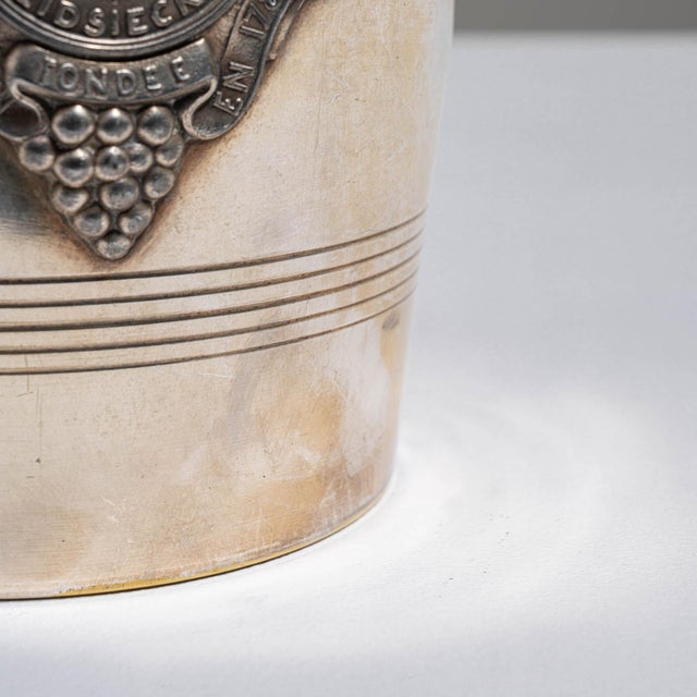 Mid 20th Century Mid 20th Century France Gold Silver Ice Bucket For Sale - Image 5 of 15