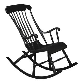 Early 20th Century Scandinavian Gungstol Rocking Chair For Sale