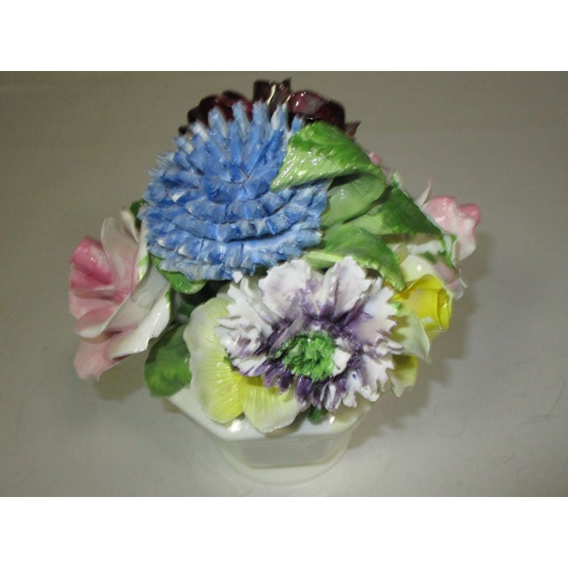Radnor 1960s Bone China Staffordshire Floral Bouquet For Sale - Image 4 of 7
