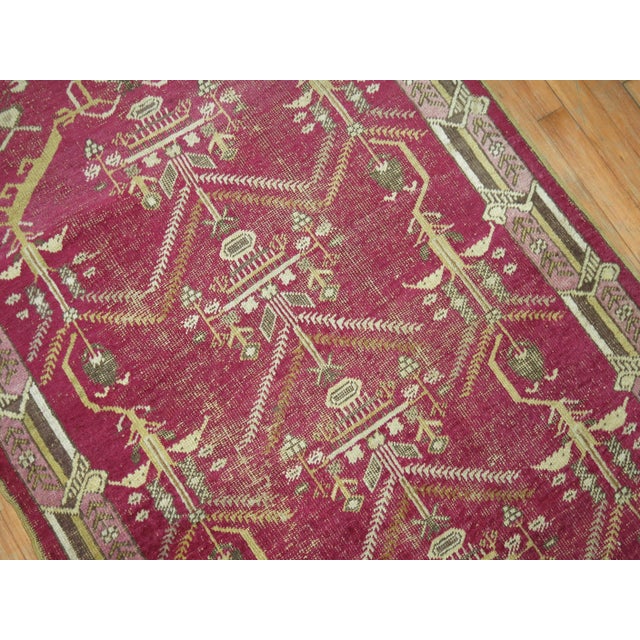 Late 19th Century Antique Zabihi Collection Turkish Ghiordes 19th Century Rug For Sale - Image 5 of 7