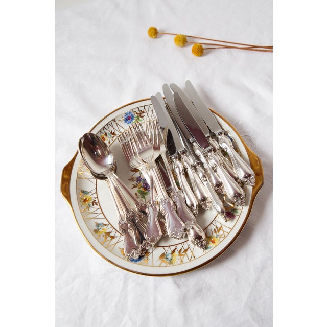 Vintage Swedish Cutlery Set for Eight People, 1960s, Set of 24 For Sale - Image 3 of 11