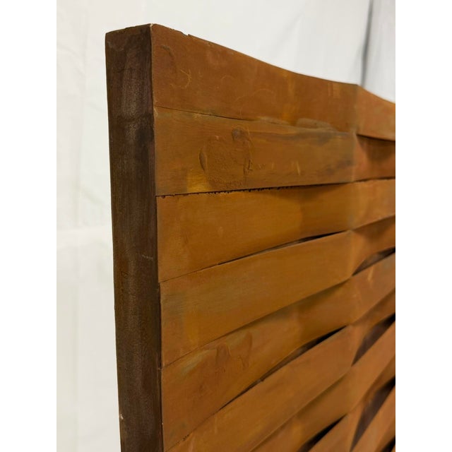 John Baughman Weave Series Wall Sculpture Brutalist Wood Art Panel 2010 For Sale - Image 13 of 18