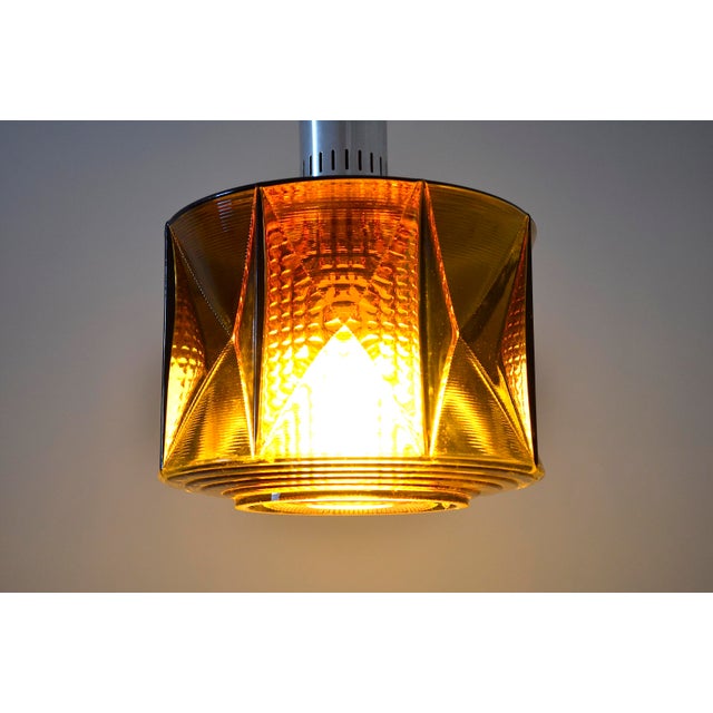 Orrefors Scandinavian Pendant Lamp by Carl Fagerlund for Orrefors, 1960s For Sale - Image 4 of 11