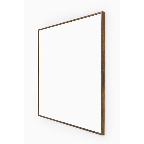 Josef Frank Mirror in Brass and Glass by Josef Frank, 1940s For Sale - Image 4 of 7