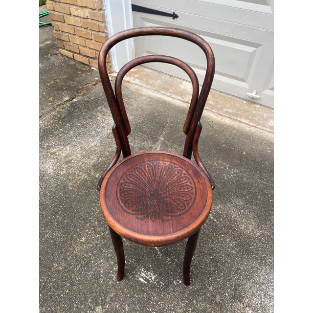 Early 20th Century Mazowia Bentwood Bistro Chair For Sale - Image 13 of 13