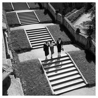 Three Women at the Stairs in the Public, 1930, Photographic Print For Sale