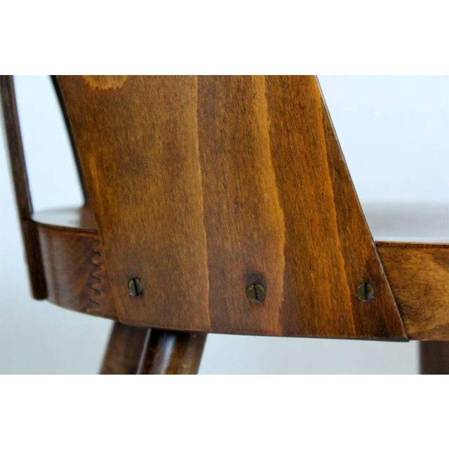 Wooden Chairs by Oswald Haerdtl for TON, 1950s, Set of 4 For Sale - Image 11 of 18