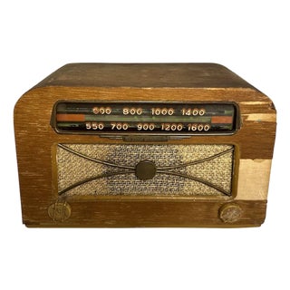 Rare 1946 Eames Hoffman Tube Radio Model A 309: MCM Decor (For Parts/Restoration) For Sale