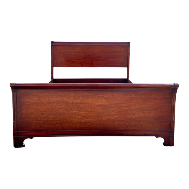 Vintage Drexel Full Size Cherry Sleigh Bed Chairish