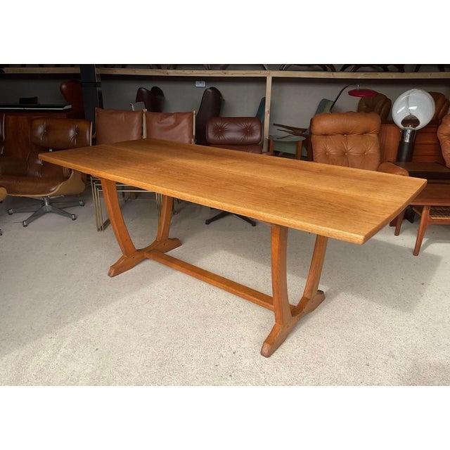 Arts & Crafts Cotswold School Oak Dining Table by Edward Barnsley For Sale - Image 6 of 18