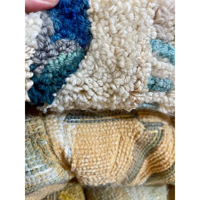 Textile Trudi Shippenberg, Large Americana Folk Art Pictorial Hooked Rug Wool Wall Hanging Tapestry For Sale - Image 7 of 9