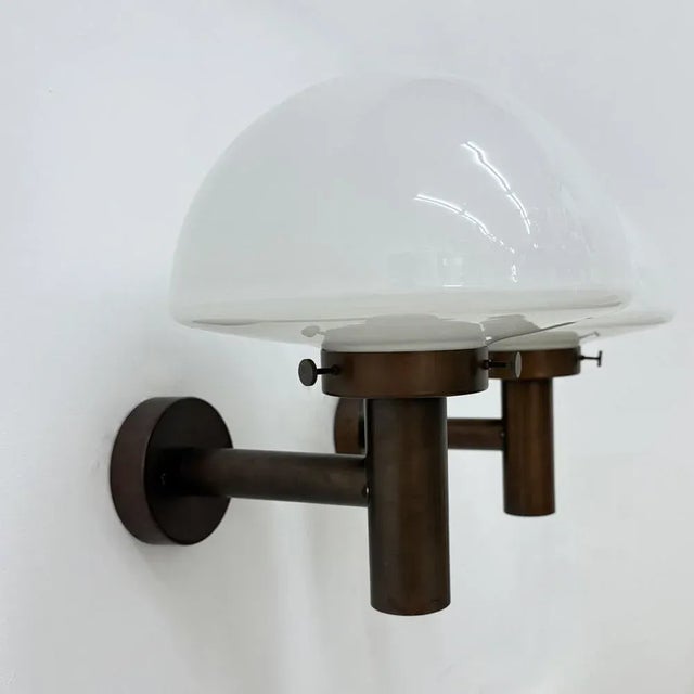 1970s Glass Globe Wall Sconces by Lisa Pape, Sweden, 1970s, Set of 2 For Sale - Image 5 of 18