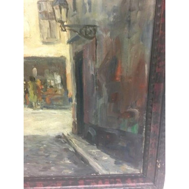 Jean-Paul Barray Brussels Tower, Oil Painting on Canvas For Sale - Image 4 of 13