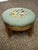 Vintage Mid 20th Century Small Wooden Footstool With Needlepoint Cushion For Sale - Image 12 of 12
