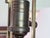 Metal 1990s Pair of Ralph Lauren Home Adjustable Tubular Glass & Brass Table Lamps With Original Shades For Sale - Image 7 of 13