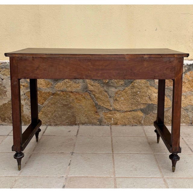 Late 19th Century French Louis XVI Oak Console Table with Ormolu Mounts For Sale - Image 4 of 8