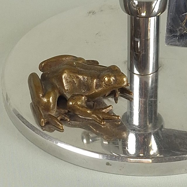 Vintage Table Clock, 1950 For Sale - Image 3 of 8