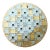 Mid Century Retro Ceramic Tile Bowl Geometric Design For Sale