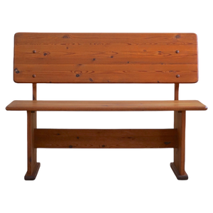 Mid-Century Modern Bench in Pine, Sweden, 1970s