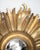 Goldenrod French Gilt Sunburst or Starburst Convex Mirror (Diameter 22 3/4) For Sale - Image 8 of 9
