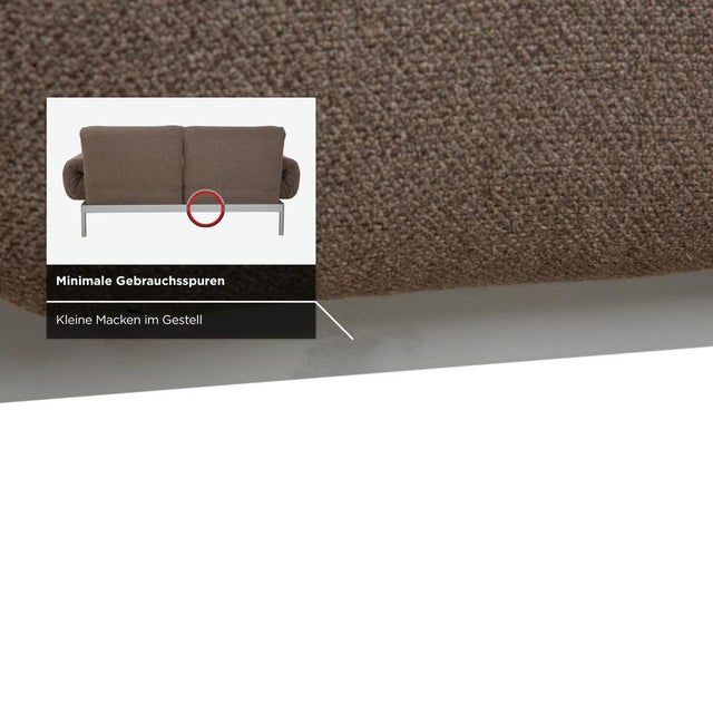 Grey Fabric Plura Two-Seater Sofa with Manual Function from Rolf Benz For Sale - Image 12 of 18