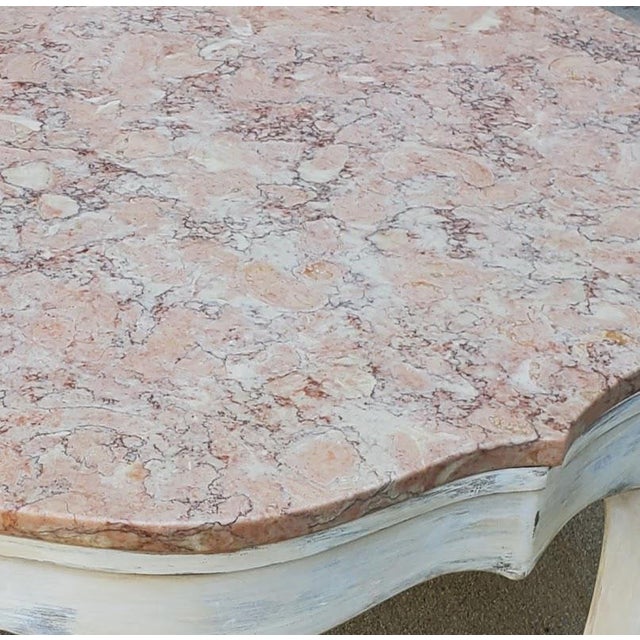 Vintage Italian Pink Marble Coffee Table Chairish