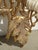 Large 49" Tall Vintage French Country Syroco Gold Flower Wall Plaque Picture For Sale - Image 15 of 18