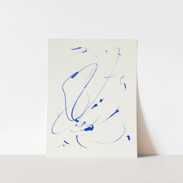 Framed Contemporary Abstract Lines Giclee Print For Sale - Image 4 of 7