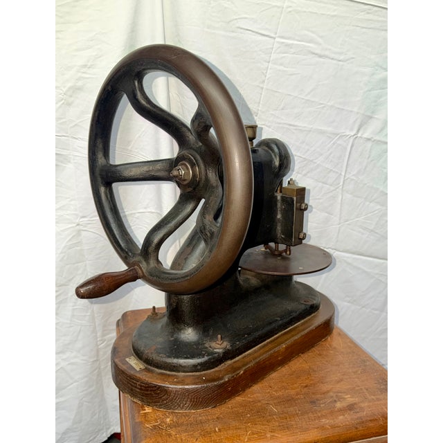Antique Italian Flywheel Punch, 1890s For Sale - Image 5 of 18